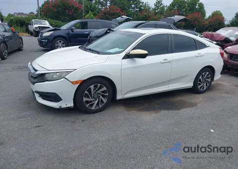 2016 Honda Civic Ex из США, поврежденный, VIN 19XFC2F71GE065880